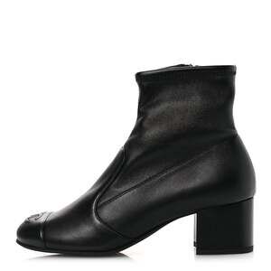 Chanel Stretch Lambskin Cap Toe Cc #218779C11B